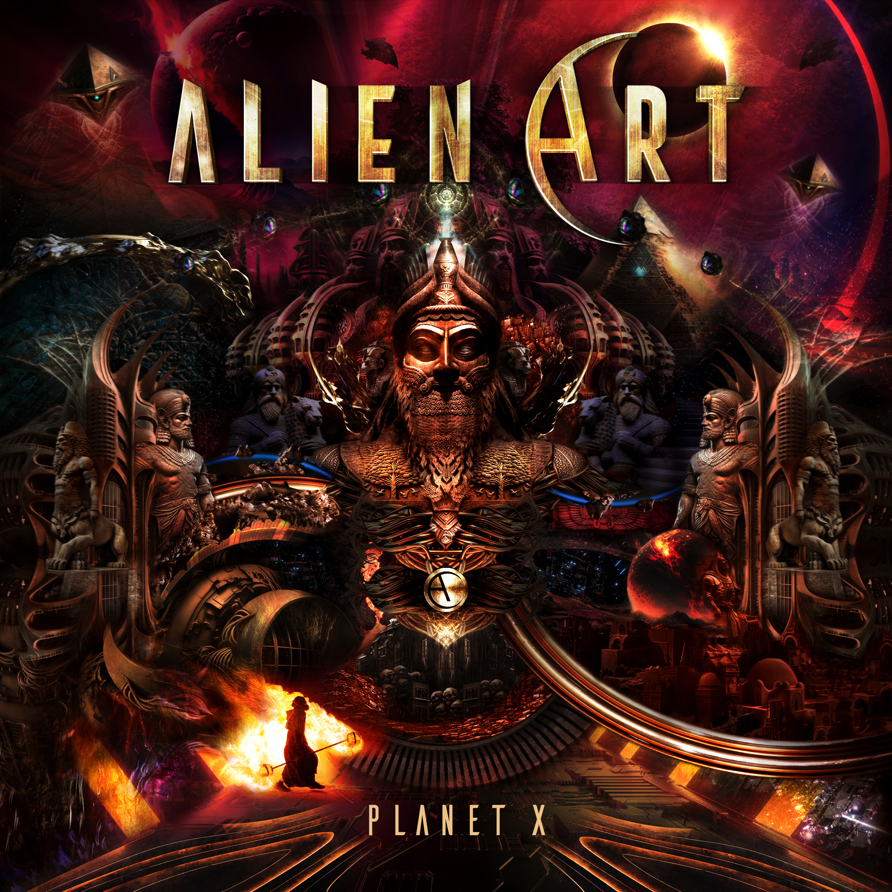 Alien Art (my project with Captain Hook) - PLANET X - out now!